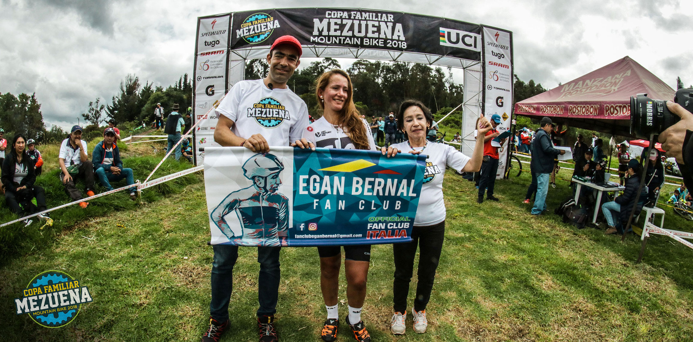 Anuncio de nueva colaboración de Egan Bernal y su Club de Fans Oficial con los proyectos de la Fundación Mezuena