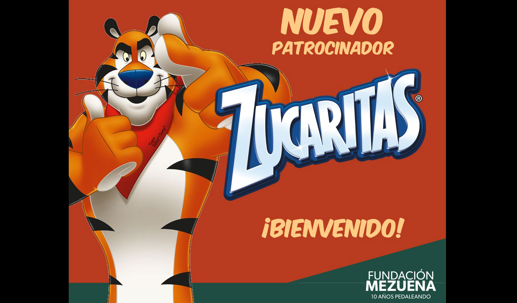 NUEVO PATROCINADOR: Bienvenido Zucaritas 